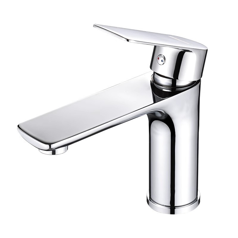 Stainless steel washbasin, hot and cold water faucet, bathroom cabinet, washstand, basin faucet, bathroom sink faucet Item Picture