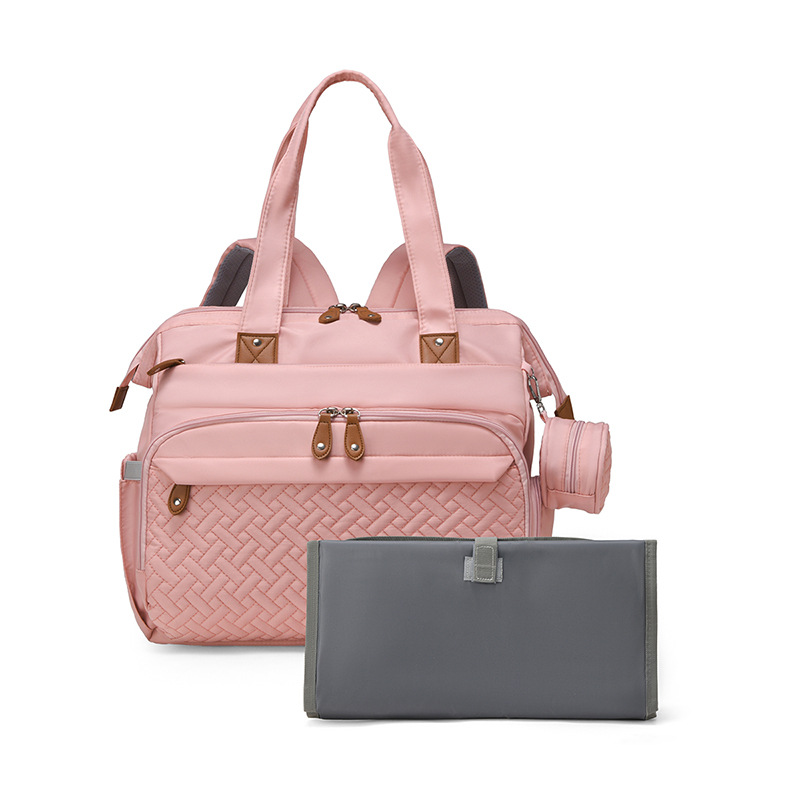 Large-capacity mommy bag, backpack for moms taking kids out, women's casual and versatile backpack, mother and baby bag, fashionable mom bag details Picture