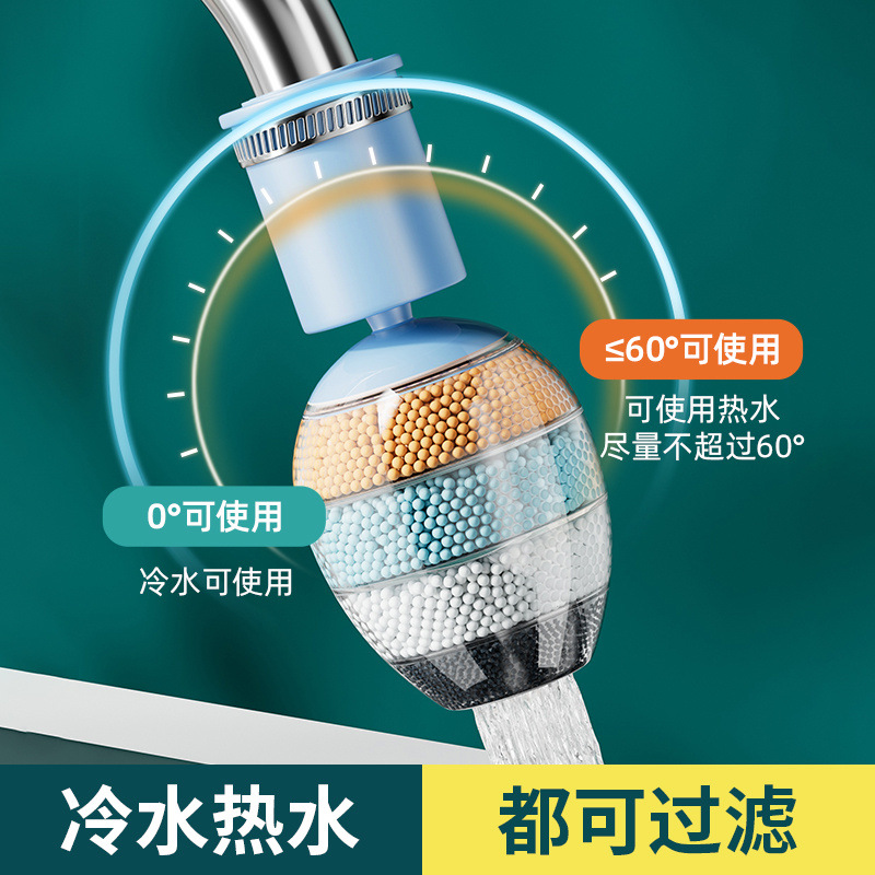 Faucet filter, household tap water purification, kitchen anti-splash filter head and mouth water purifier factory wholesale one piece Application Scenario