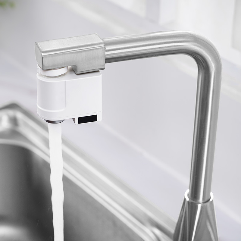 Xiaoda sensor water-saving device, smart charging foaming water valve for kitchen, home and bathroom, anti-splash infrared faucet for our home details Picture