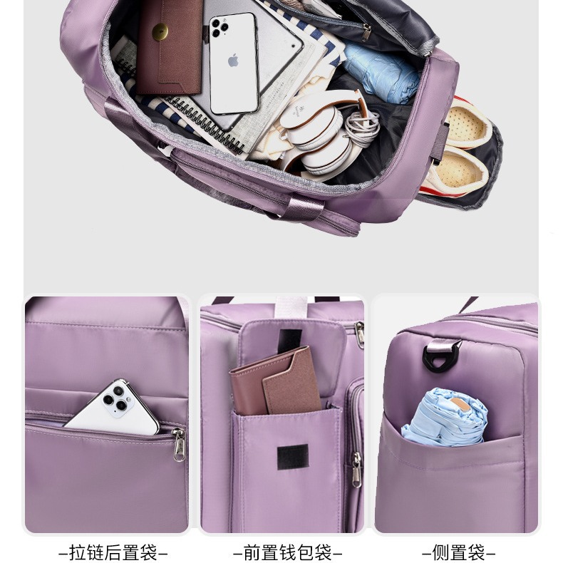 A large-capacity, lightweight and portable travel bag for women, suitable for storage during childbirth, short-distance swimming and fitness, and a luggage bag for male students Application Scenario