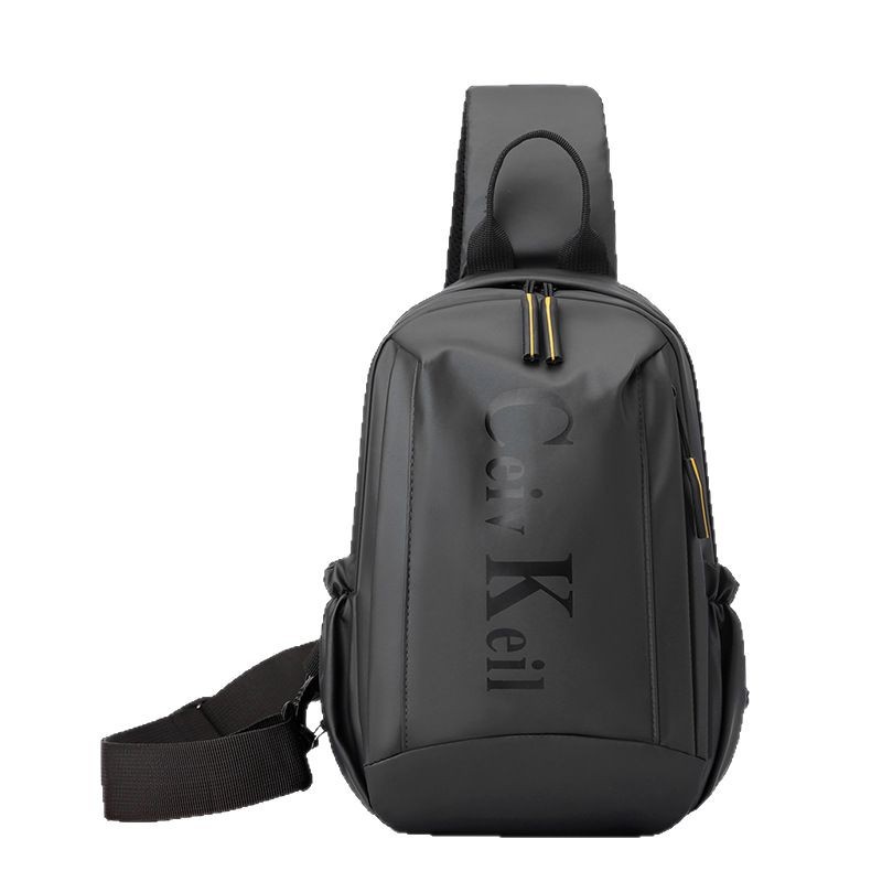 Cross-border waterproof bag, casual and fashionable crossbody bag, men's sports chest bag, multi-functional backpack, large-capacity single-shoulder bag Item Picture