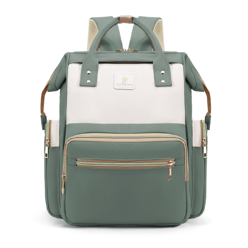 New baby and mother bags: large-capacity storage, mommy bag, portable double-shoulder hand-held mommy bag, multi-functional baby bottle and maternity bag Application Scenario