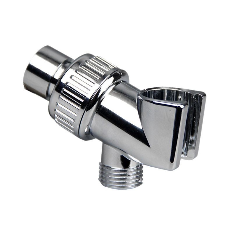 American-style showerhead bracket, American universal copper ball plastic electroplated showerhead three-way socket base, fixed seat Item Picture