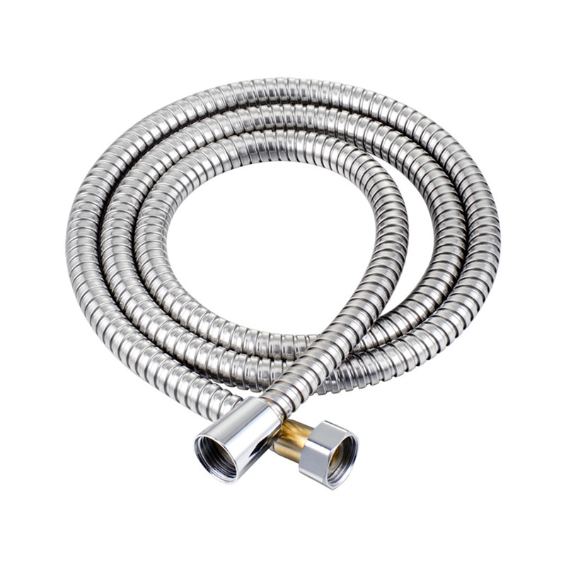 Stainless steel shower hose, showerhead hose, explosion-proof rain shower head, water pipe, electroplated metal hose, 1.5 meters, 3 meters Item Picture