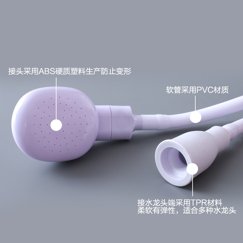 Cross-border dormitory simple quick-connect faucet, multi-functional connector, hair wash, shower head, pet shower head, shower head Specification drawing
