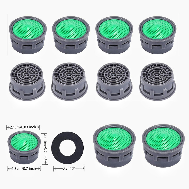 Faucet splash preventer, bubble generator, filter, screen, water outlet, inner core, shower head, universal kitchen basin, faucet accessories full figure