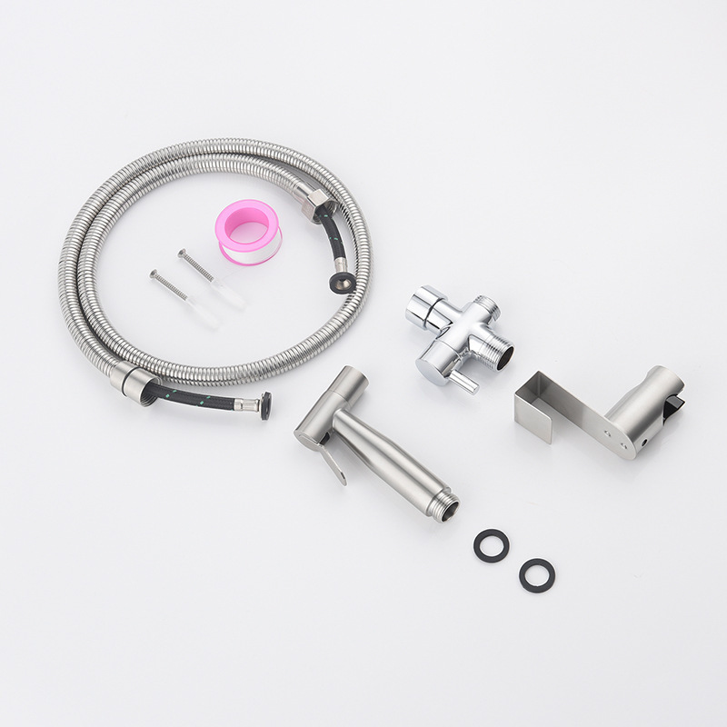 304 stainless steel toilet companion, women's washer, spray gun set, pressurized nozzle, bathroom cleaner, toilet flushing device Application Scenario