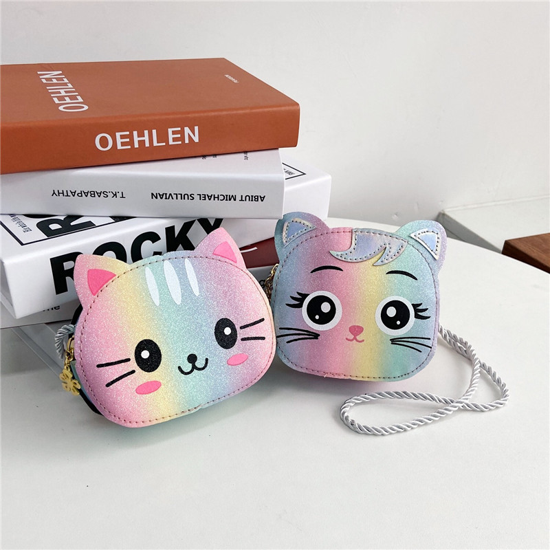 Mini children's bags, cute cartoon, fashionable single-shoulder bags, new Korean version, stylish, boys' and girls' crossbody bags full figure