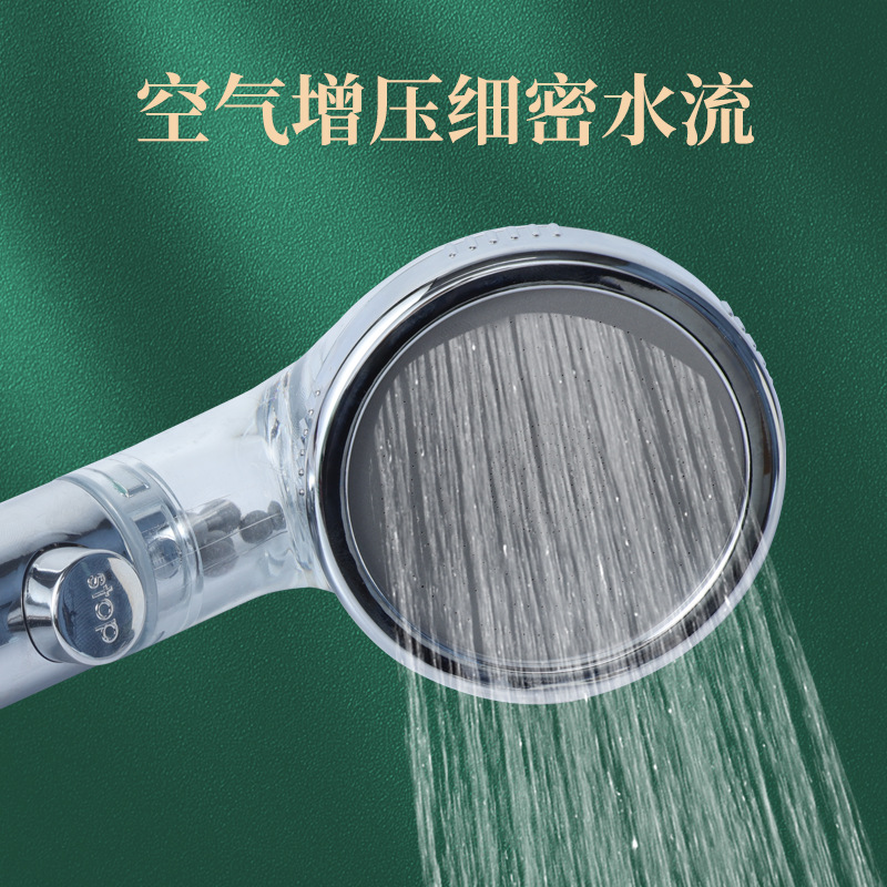 CE electroplated anti-rust pressurized hand-held pressurized filter 2 cm bathroom shower head wholesale details Picture