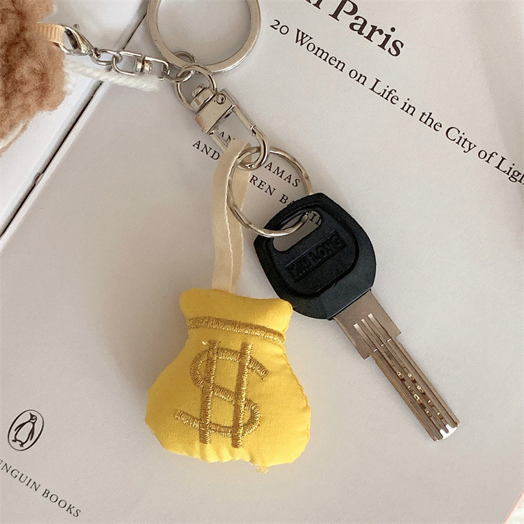 Original simple cartoon keychain pendants with cute ins wallets and bags details Picture