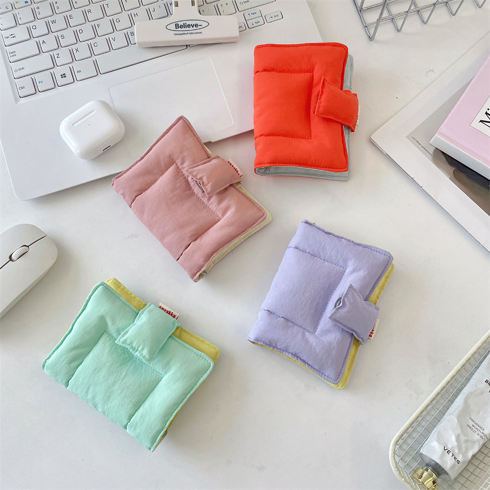 5757 color-blocking fabric notebook, loose-leaf binder, book cover, notepad, high personality, high appearance level, portable notebook details Picture