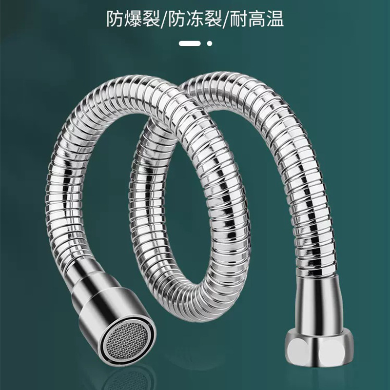 Faucet extender, anti-splash wonder, faucet extension extender, universal head and mouth pipe, stainless steel extender details Picture
