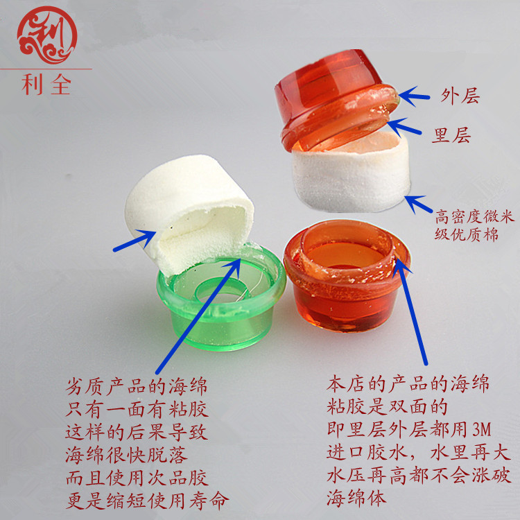 QL-1362 Kitchen faucet impurity filter Sponge water filter cotton tap water filter head Rust and splash prevention Specification drawing
