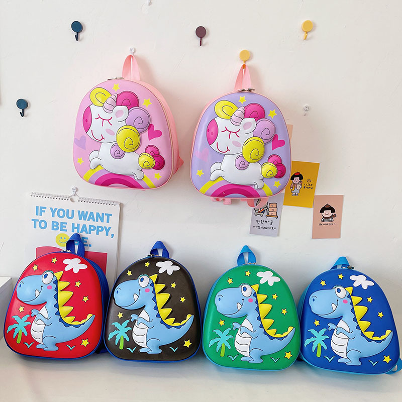 Unicorn Schoolbag, new eggshell bag for kindergarten children, cute cartoon large-capacity backpack for boys and girls details Picture