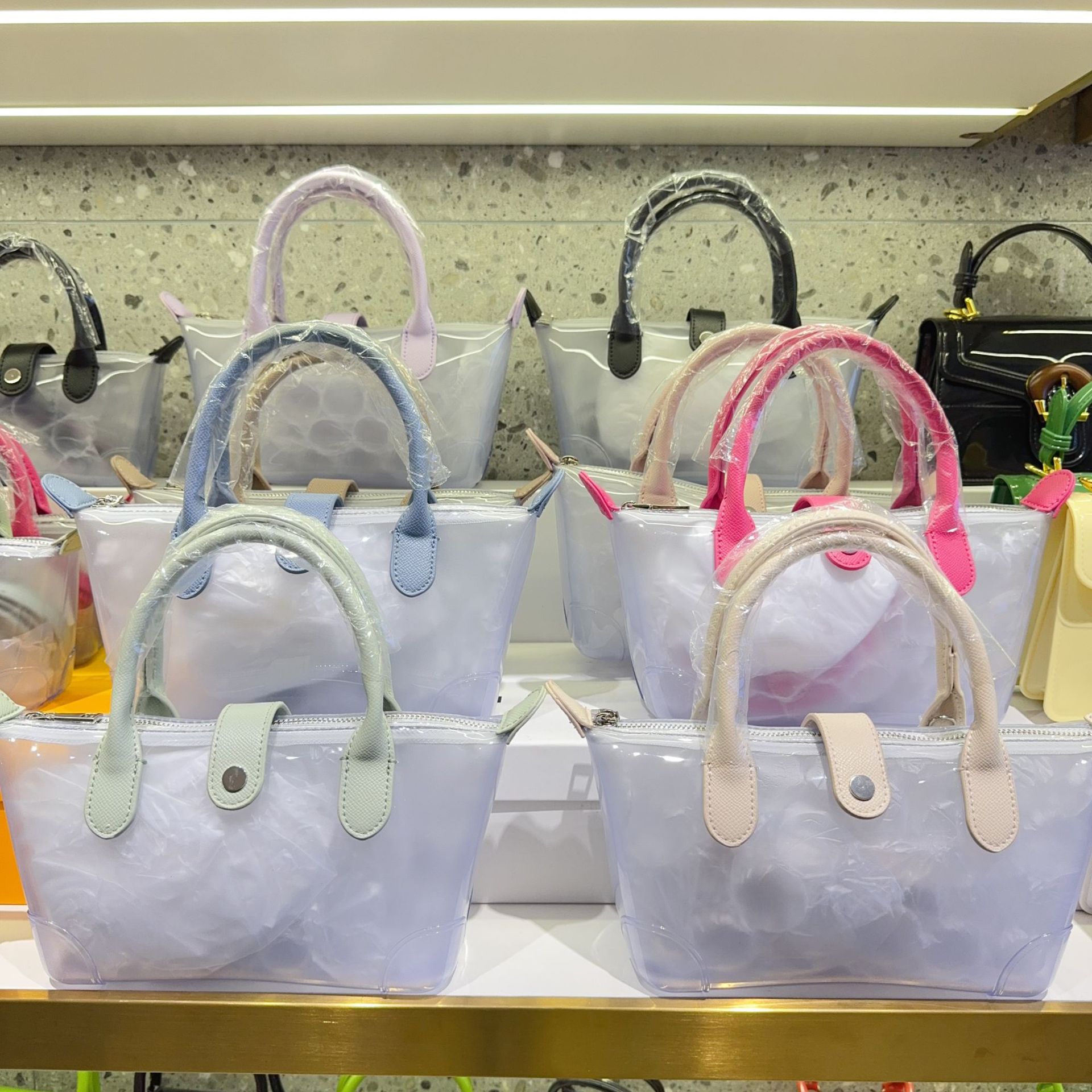Cross-border women's bag 202 New style jelly Dumpling Bag, fashionable handbag, casual single-shoulder crossbody bag details Picture