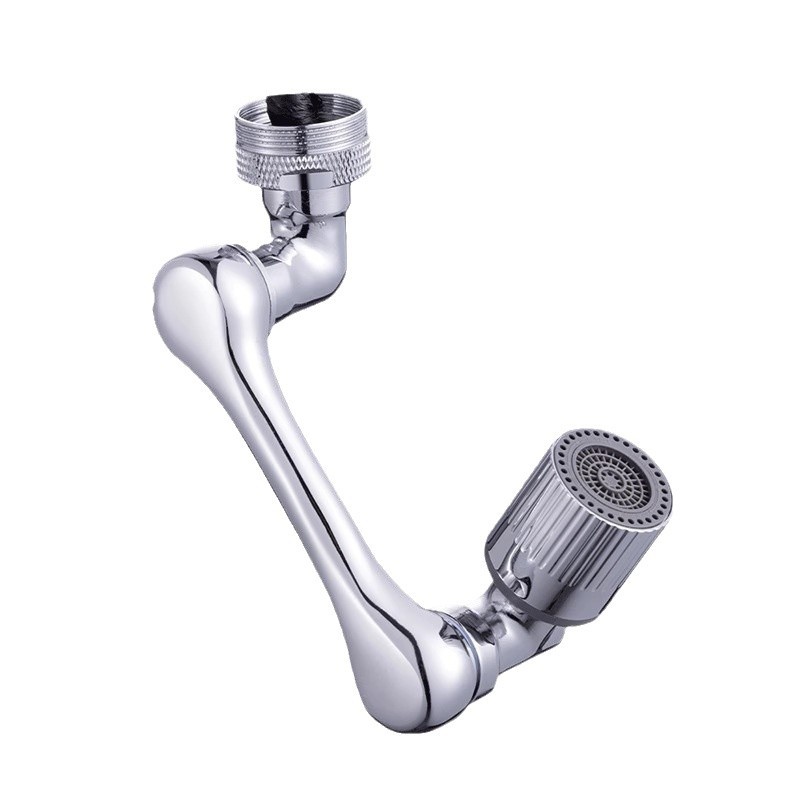 All-copper mechanical arm universal faucet, rotatable arm washbasin, water outlet extension bubble maker, anti-splash wonder Item Picture
