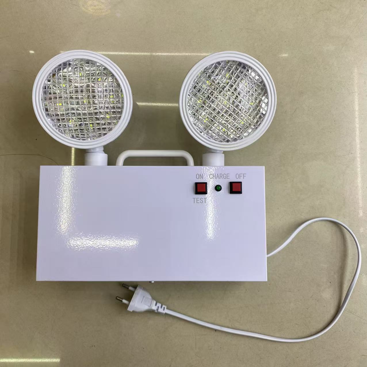 LED消防应急照明灯双头应急灯消防指示灯厂家直销