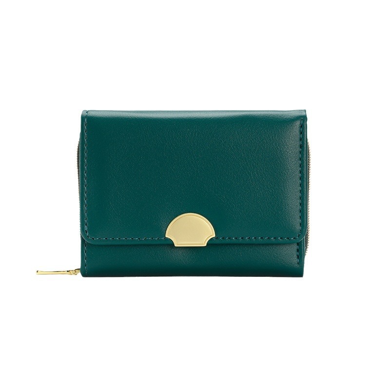The new short coin purse for women, a zipper wallet, is small, portable, fashionable and multi-functional Item Picture