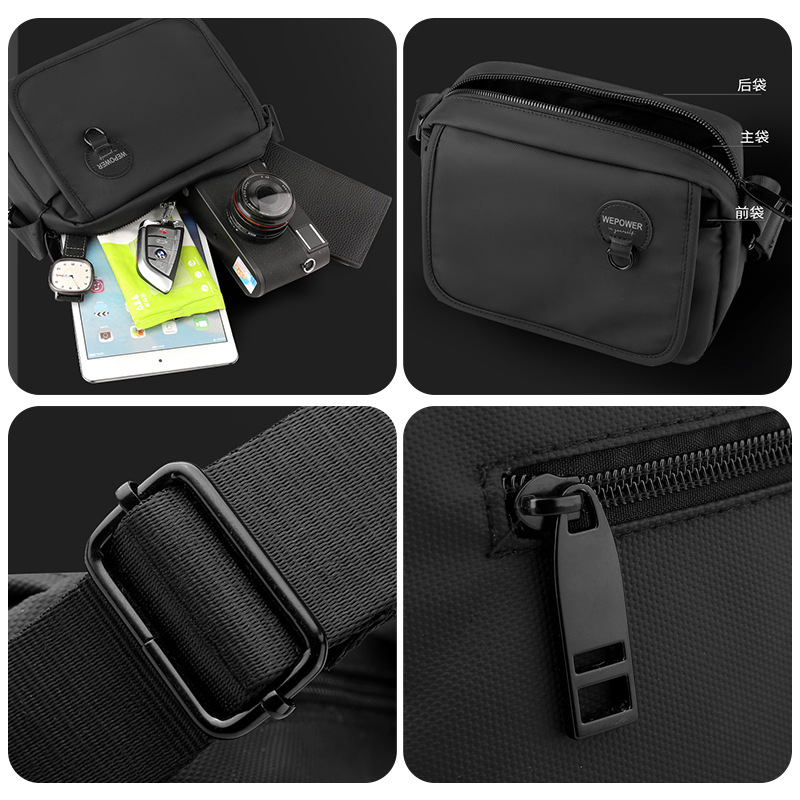 WEPOWER's new casual bags, crossbody bags, fashionable and versatile shoulder bags, crossbody bags, versatile and simple commuting bags Specification drawing