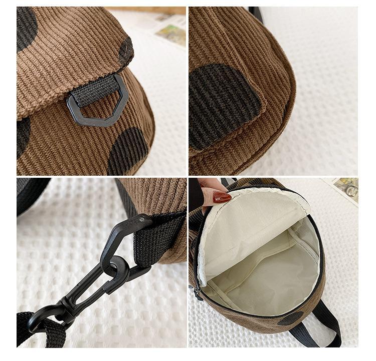 British-style cute and versatile mini single-shoulder small crossbody bag 2023 new style artistic and casual small backpack wholesale Item Picture