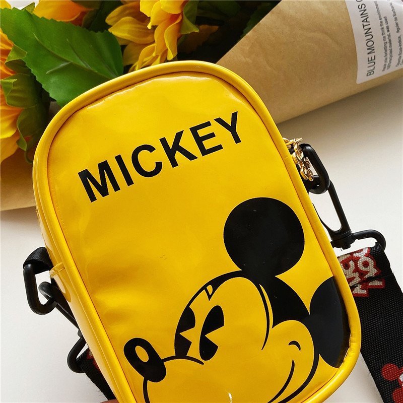 Children's bags, crossbody bags for boys and girls, baby bags for kids, single-shoulder bags for children, Mickey fashionable coin purses, mini and cool bags details Picture