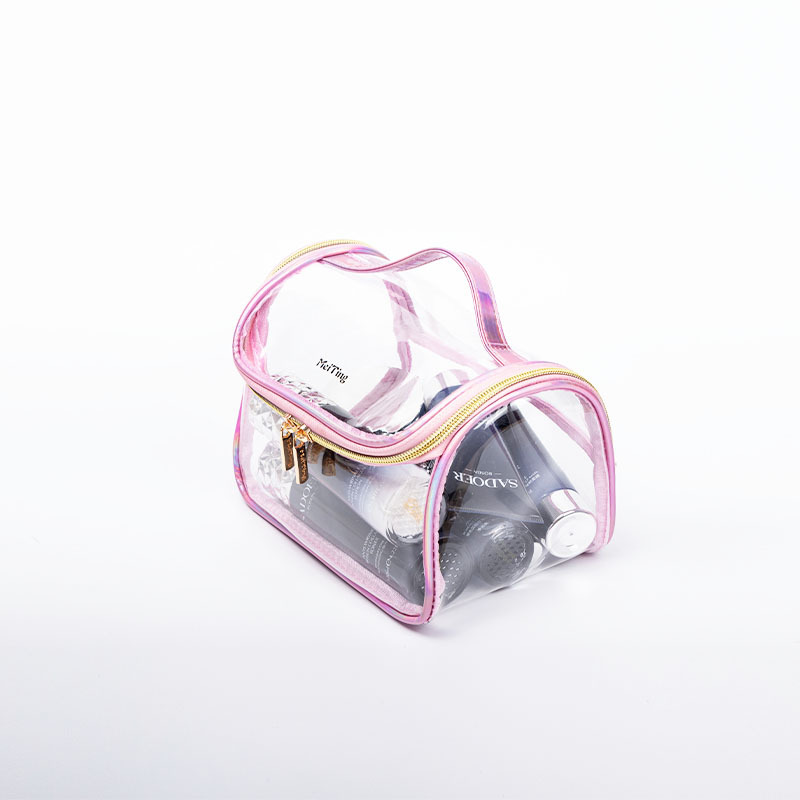 Me Ting2025 New Transparent Cosmetic Bag Portable High-end Cosmetic Storage Bag for Women Travel Toiletries full figure