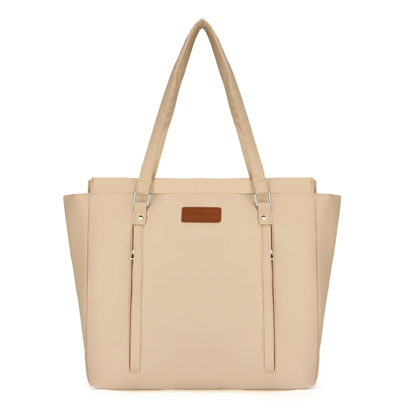 Cross-border exclusive large-capacity casual outing mom bag, practical single-shoulder women's bag, lightweight storage bag, baby and mother diaper bag Item Picture
