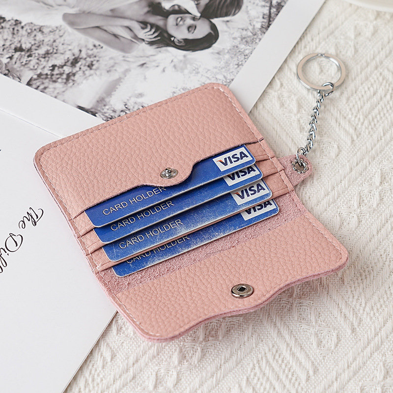New cross-border source fashion genuine pickup truck bag, key bag, ID card bag, pu style coin purse, card case, bus card case details Picture