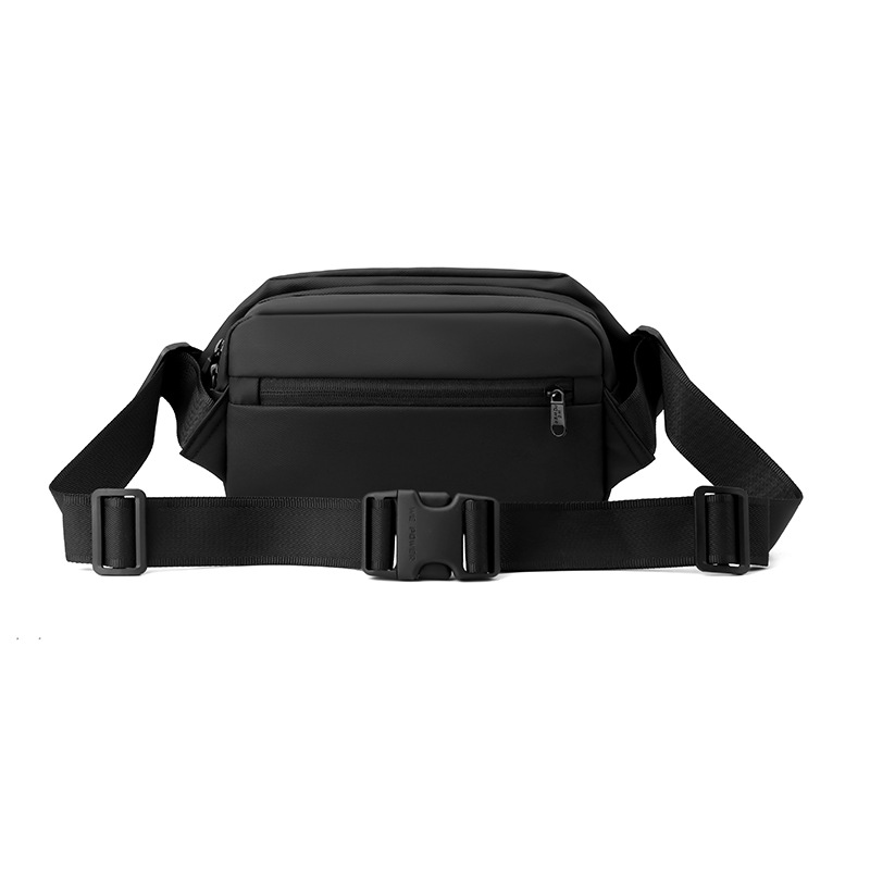 Wepower's new men's magnetic buckle crossbody bag, outdoor single-shoulder bag, chest bag, motorcycle bag, cycling bag and crossbody bag Specification drawing