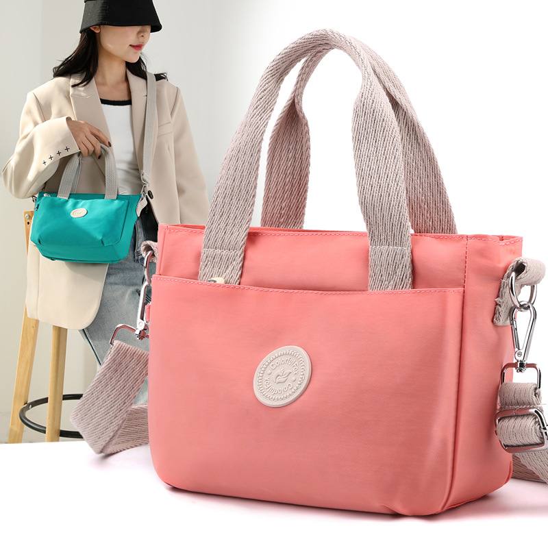 Colorful Fox's new women's single-shoulder bag, Korean-style trendy color-blocking crossbody bag, commuting portable makeup backpack full figure