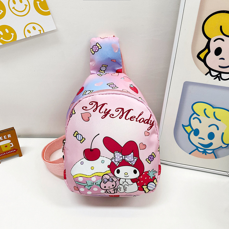 Wholesale of children's bags: Cute girls' crossbody small bags, cartoon high appearance level chest bags, 2024 new style snack shoulder bags Application Scenario