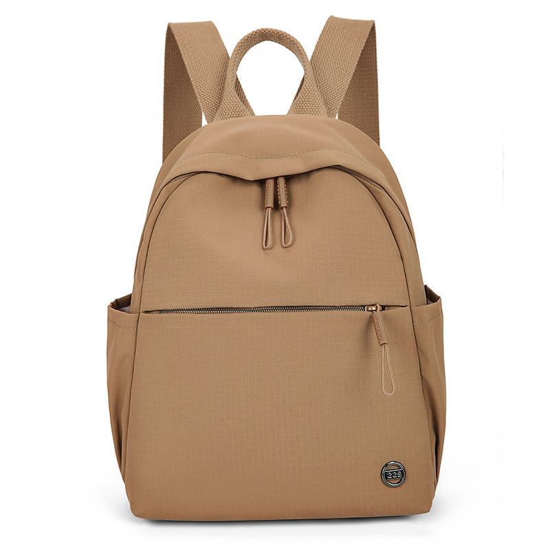 Nylon fabric backpack 2025 New style, lightweight, waterproof, casual, fashionable and trendy, large-capacity travel backpack for women Item Picture