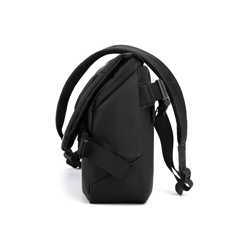 New men's simple crossbody bag, fashionable single-shoulder men's bag, large-capacity water-resistant messenger bag, business briefcase Application Scenario