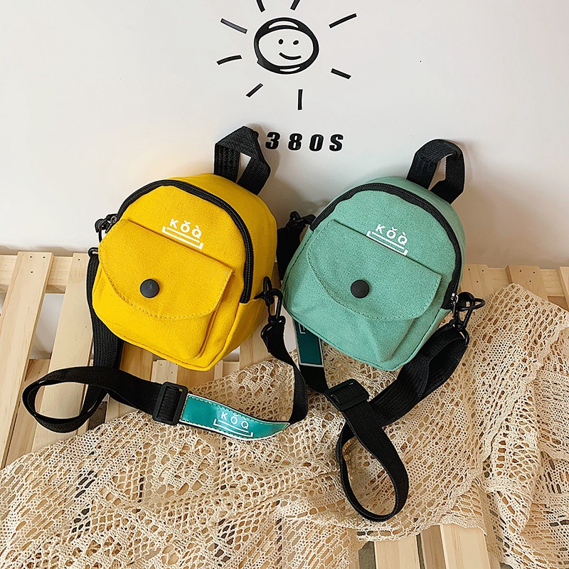 New product from the manufacturer: 2020 Spring New style Korean ins canvas women's bag, Korean style trendy and individualistic single-shoulder crossbody small square bag details Picture
