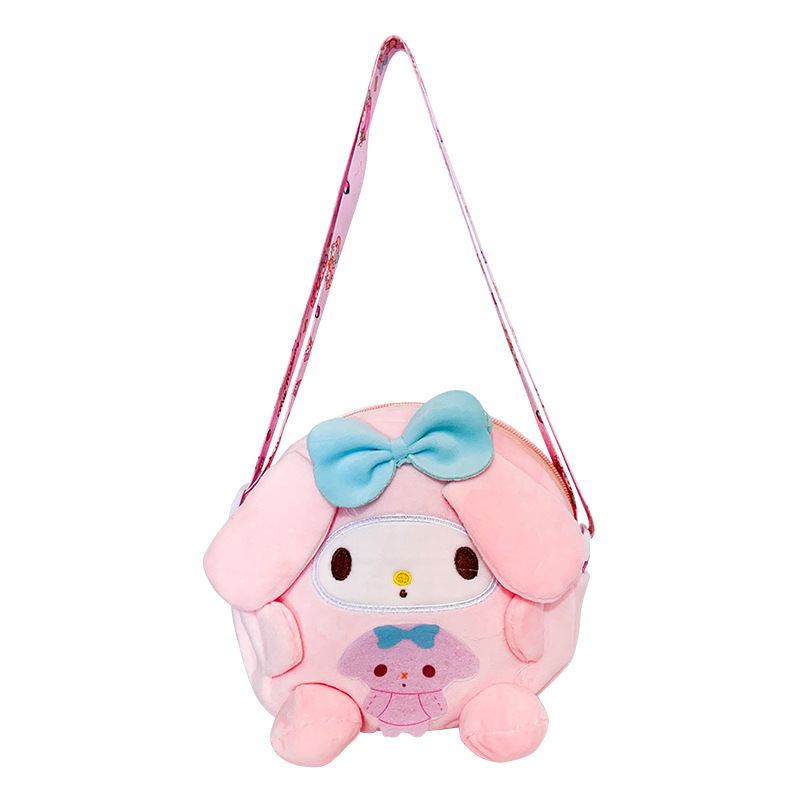 Japanese Instagram cute cartoon crossbody bag 2022 new style, girlish single-shoulder plush bag, portable coin purse Item Picture