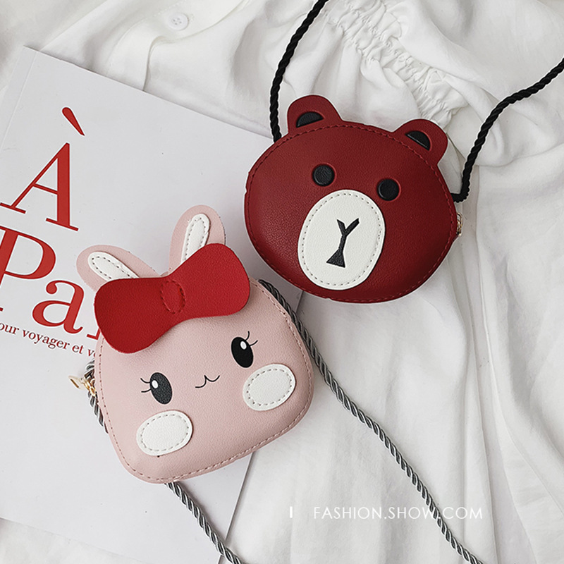 Children's bags 2020 New style: Fashionable single-shoulder crossbody bag for girls and babies, personalized cartoon bag, Little Change Princess small bag Specification drawing
