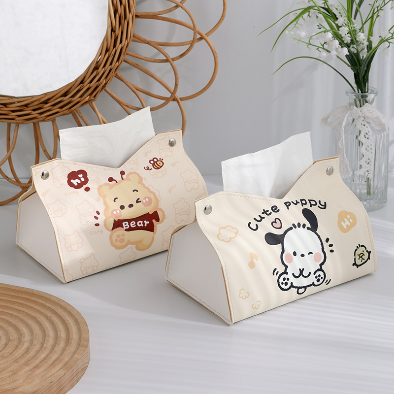 Cartoon living room multi-functional tissue box, cute tissue box, multi-functional creative tissue box for living room, office and home Application Scenario