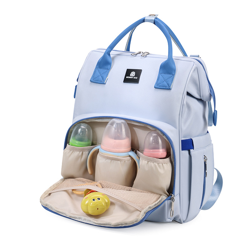 New mom bag, multi-functional, lightweight and versatile backpack, large-capacity mother and baby bag for taking kids out, and expectant mother's delivery bag details Picture