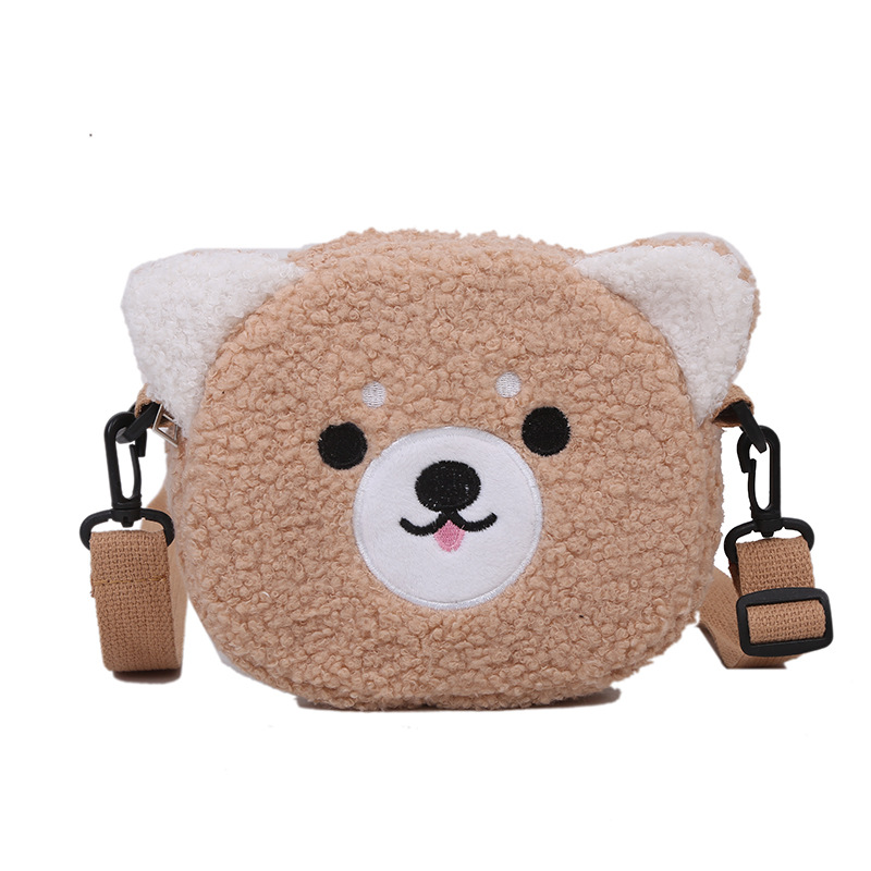 2023 Autumn/Winter New cute doll women's single-shoulder bag, fashionable and stylish crossbody small round bag, student mobile phone bag Item Picture
