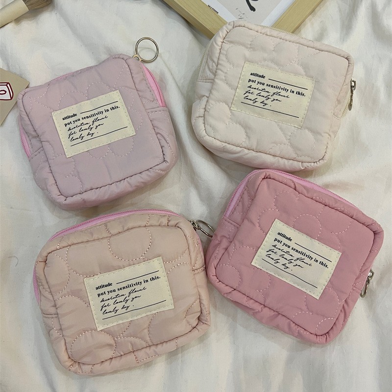 【 In Stock 】32191 Cute Mini makeup bag, portable candy-colored storage bag, Toiletry bag Specification drawing