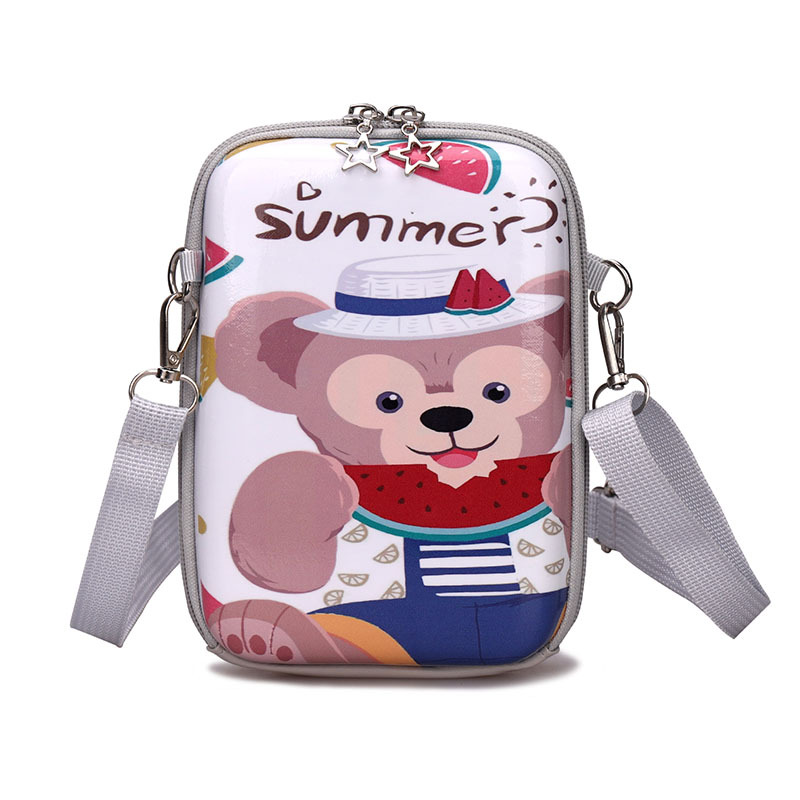 "2021 Internet Celebrity Children's pen Case, Primary school and kindergarten Little Bear hand-held Rabbit Stationery Bag, multi-functional trendy bag, small. Application Scenario