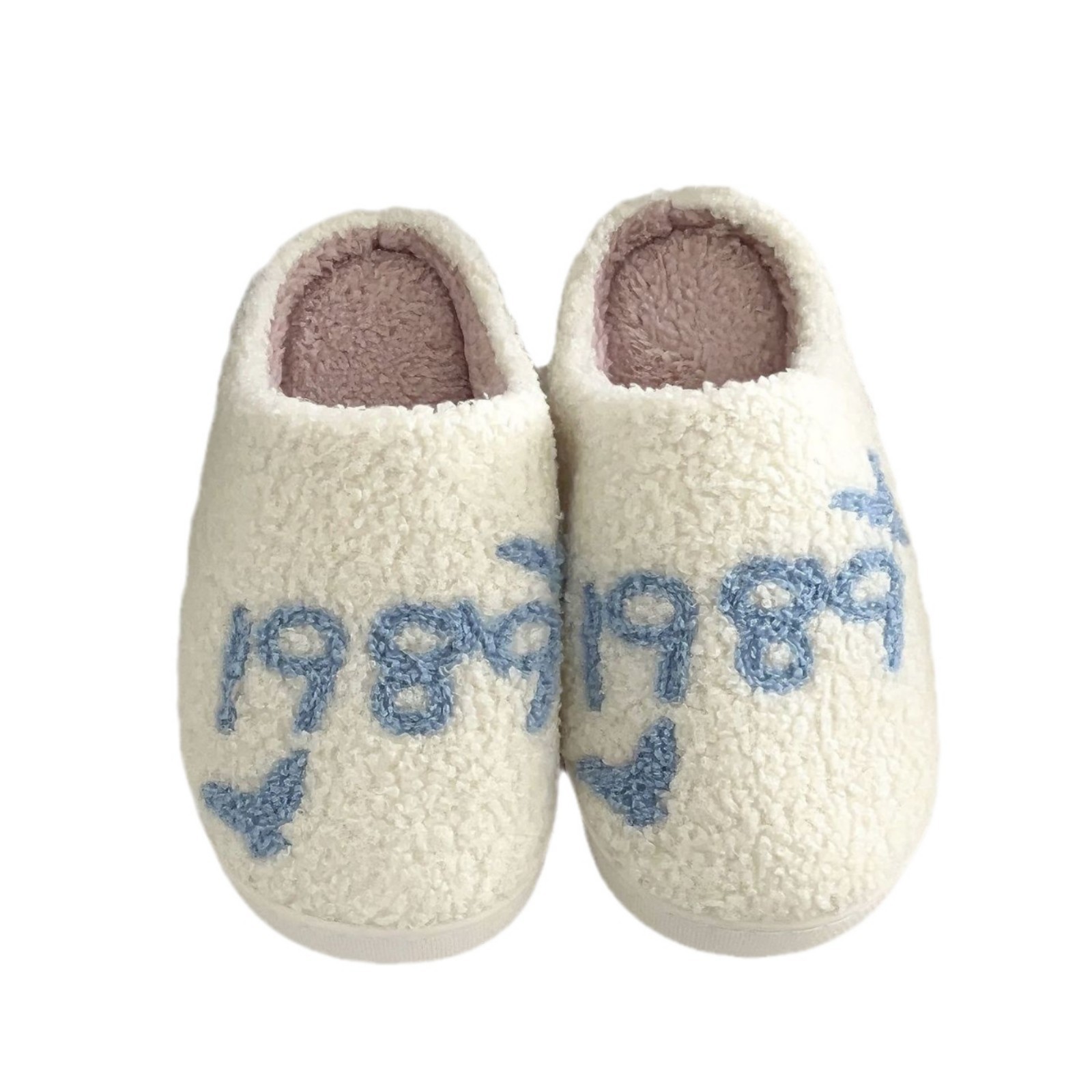 Simple couple style plush slippers, cotton slippers, thickened and warm for autumn and winter, indoor thick-soled anti-slip postpartum shoes for women Item Picture