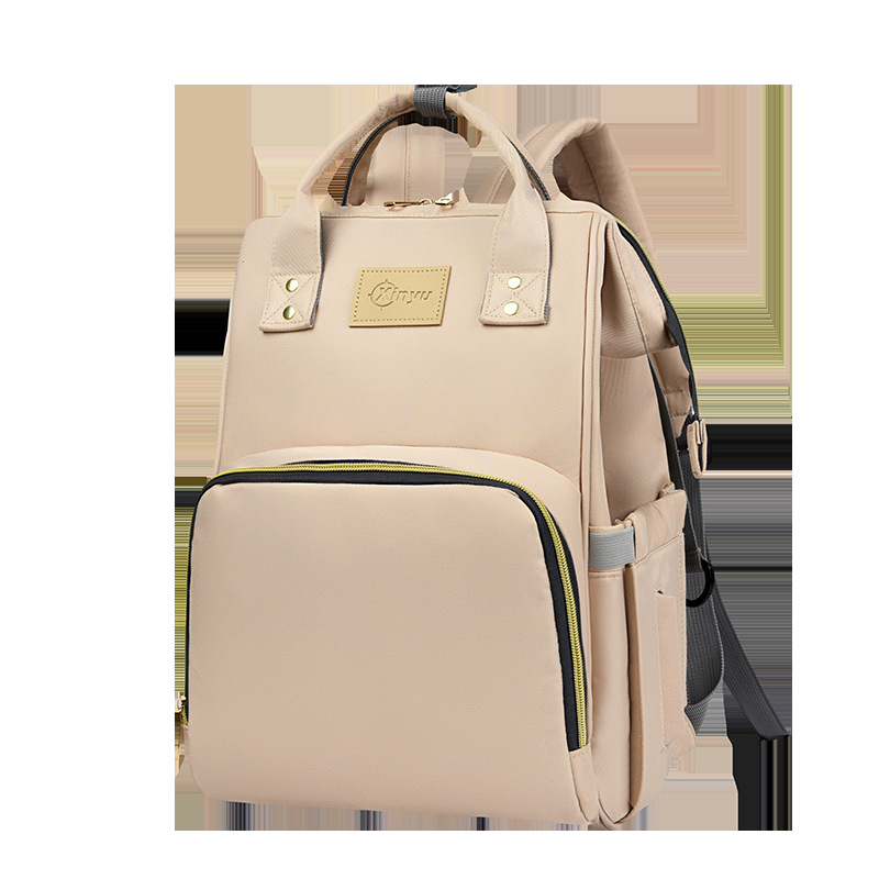 Mummy Bag 2025 New large-capacity, color-blocking, versatile and fashionable baby bag, backpack, mom and baby walk bag Item Picture