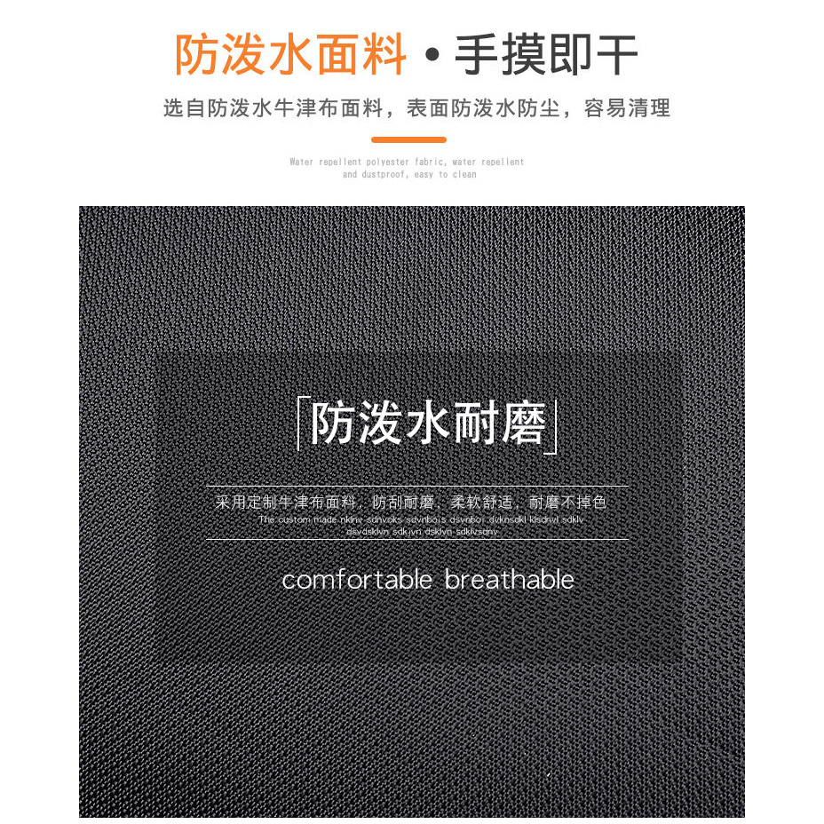Men's simple commuting single-shoulder bag with multiple zippers, classic crossbody bag, business cashier fee collection, street stall business bag for men details Picture