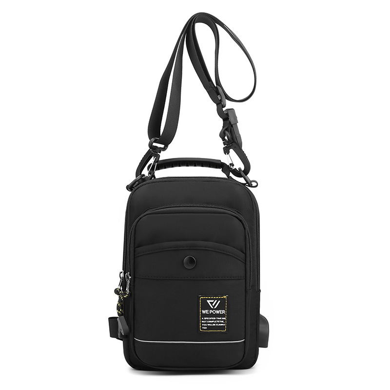 WEPOWER Cross-border new men's chest bag, multi-functional outdoor crossbody bag, sports single-shoulder bag, water-resistant men's bag Application Scenario