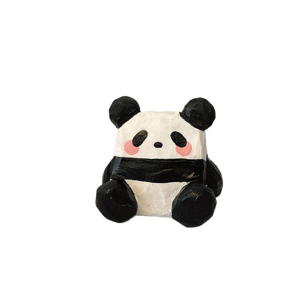 MXX4112A wood-carved rice ball, cute pet pen holder, desktop small decoration, stylus stand, hanging decoration, creative gift Item Picture