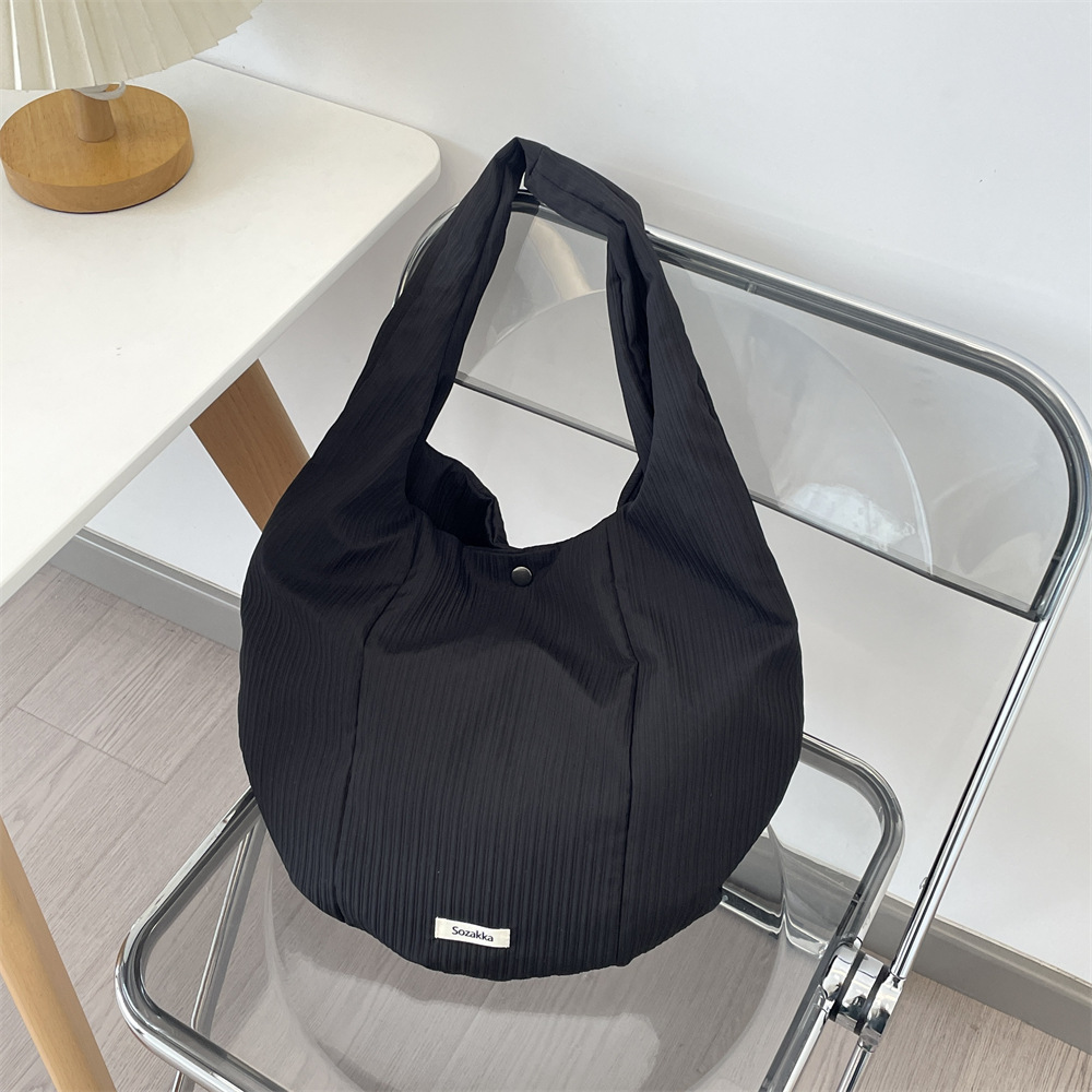 5481 Spring New Style laid-back and relaxed casual large-capacity single-shoulder tote bag, Korean-style fabric bag, women's vest bag Specification drawing