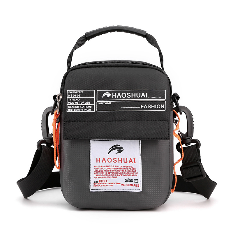 Men's single-shoulder crossbody bag, waterproof and wear-resistant single-shoulder bag, casual sports small bag manufacturer direct sales, Baigou supply Item Picture