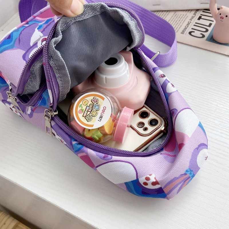 Cute children's crossbody bag 2022 new style trendy cartoon Star Delu single-shoulder bag for boys and girls chest coin purse Application Scenario